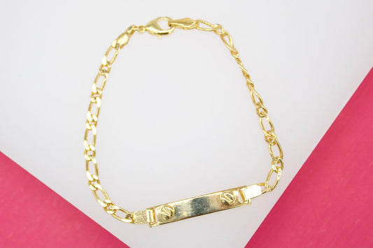 Gold Filled Small Bracelet With Screw Plate