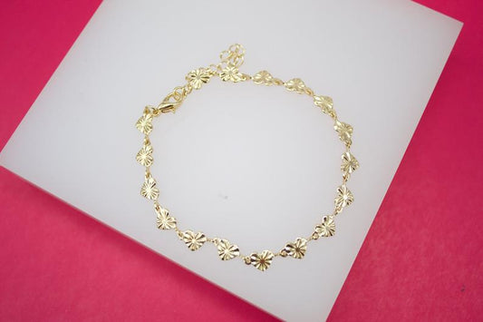 Designed Heart Bracelet