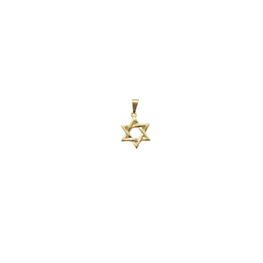 18K Gold Filled Star of David Pendant
