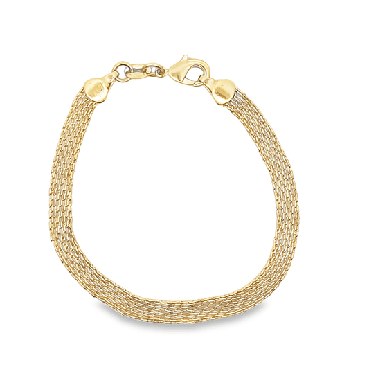 Small 4mm Mesh Link Bracelet