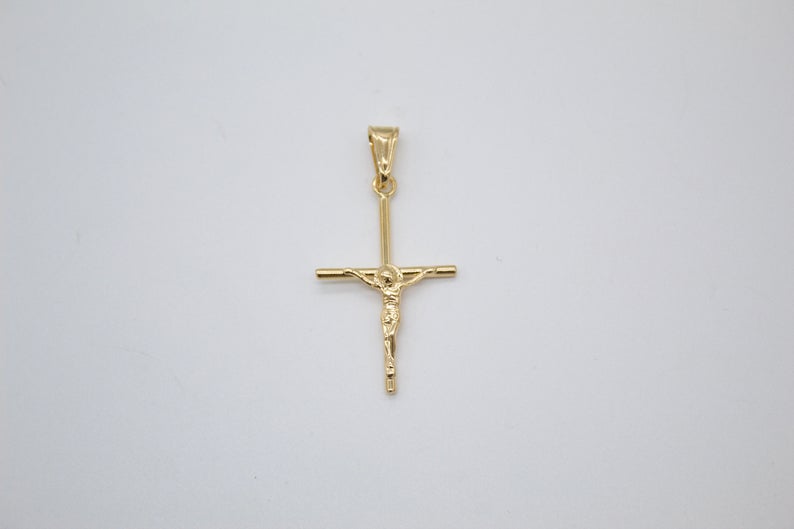 Ornate Cross Crucifix Pendant Jesus Christ