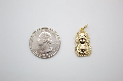18K Golf Filled Buddha Charm