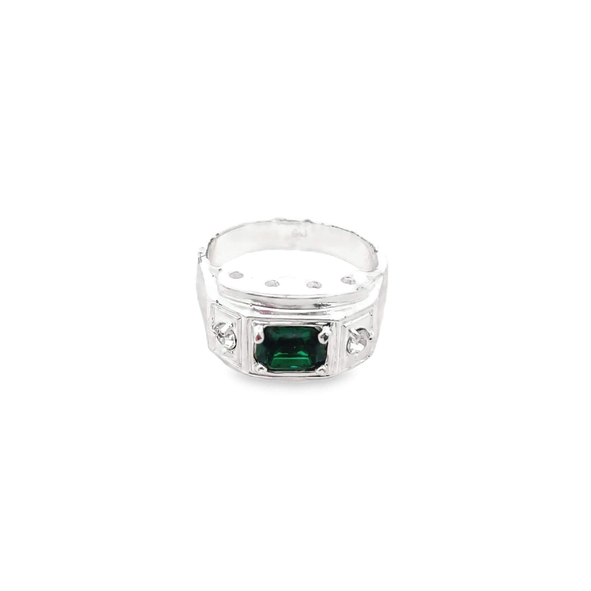Readium Ring Rhodium Gemstone Designed Ring – Vyolett