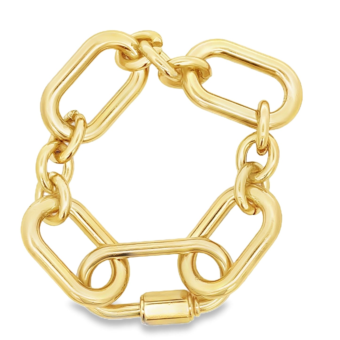Chunky Paperclip Link Bracelet