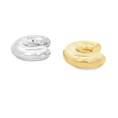 Thick Chunky Round Ear Cuffs