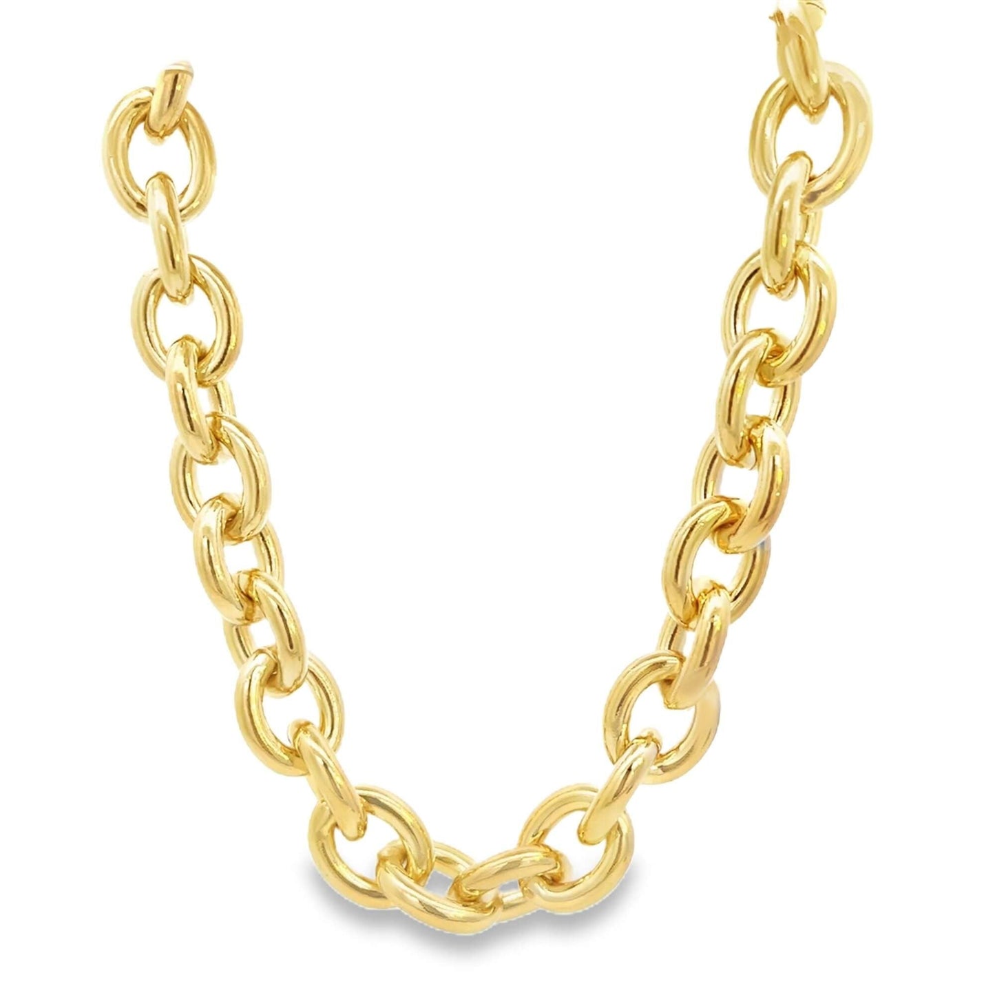 Chunky 15mm Thick Rolo Bracelet