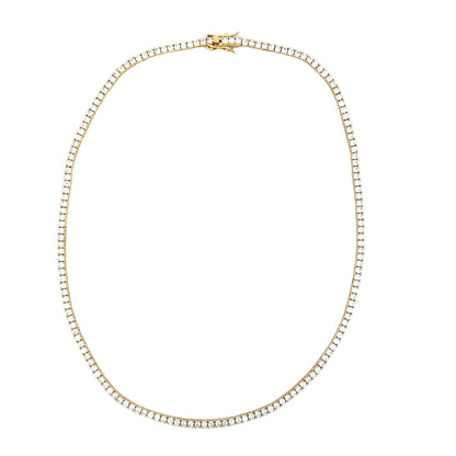 2mm Tennis Basket CZ Bracelet
