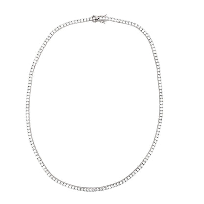 2mm Tennis Basket CZ Bracelet