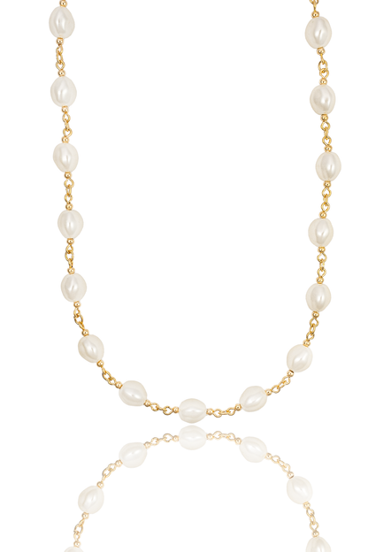 Pearl Link Chain Bracelet