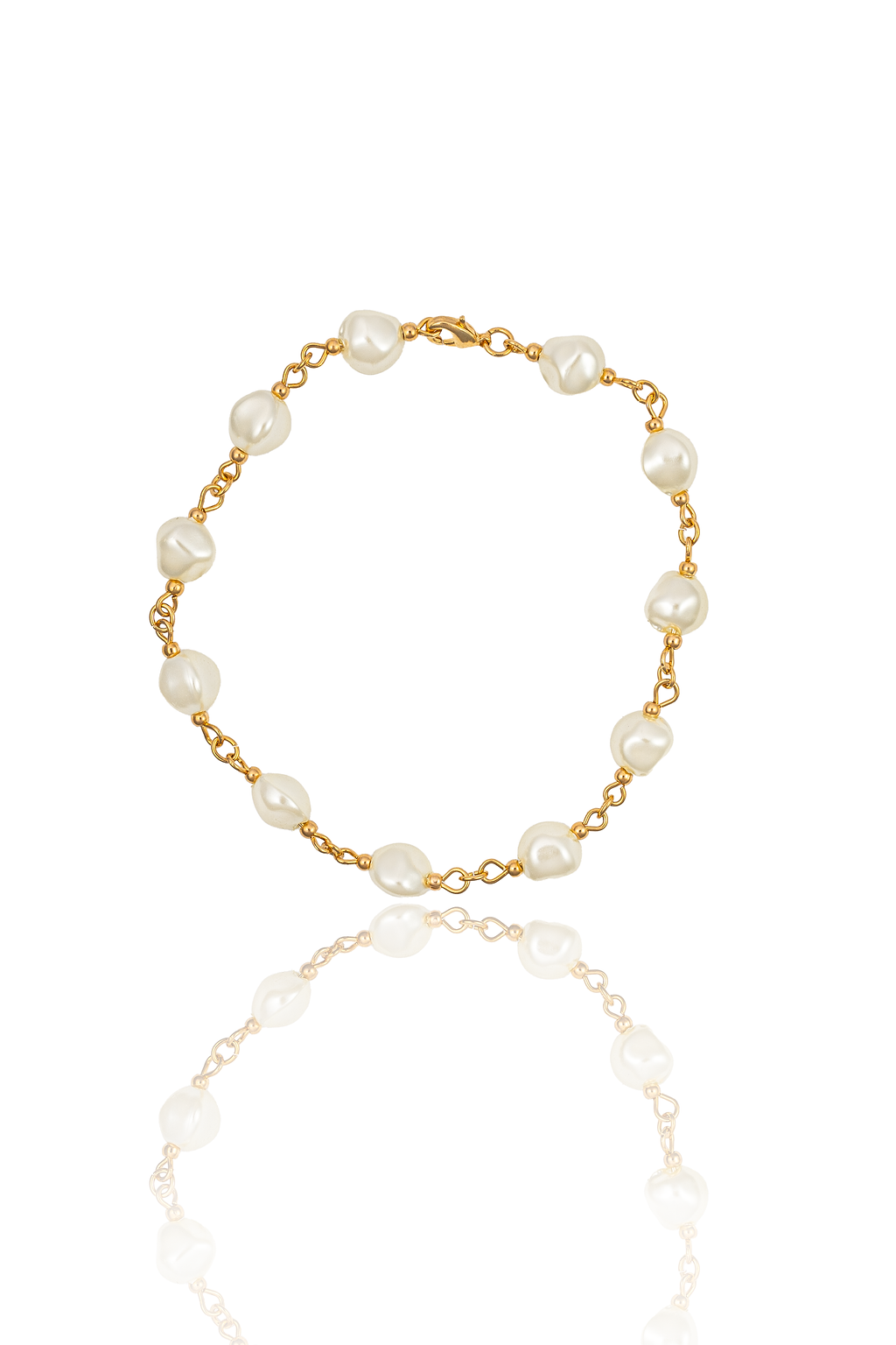 Pearl Link Chain Bracelet
