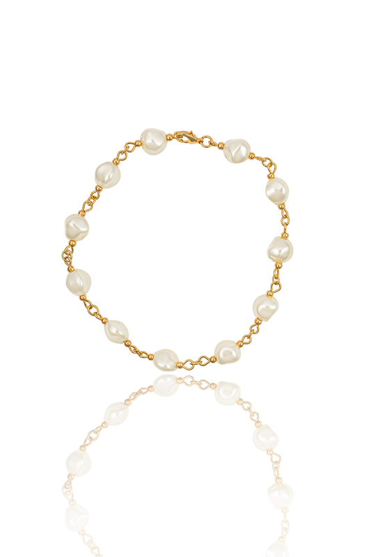 Pearl Link Chain Bracelet