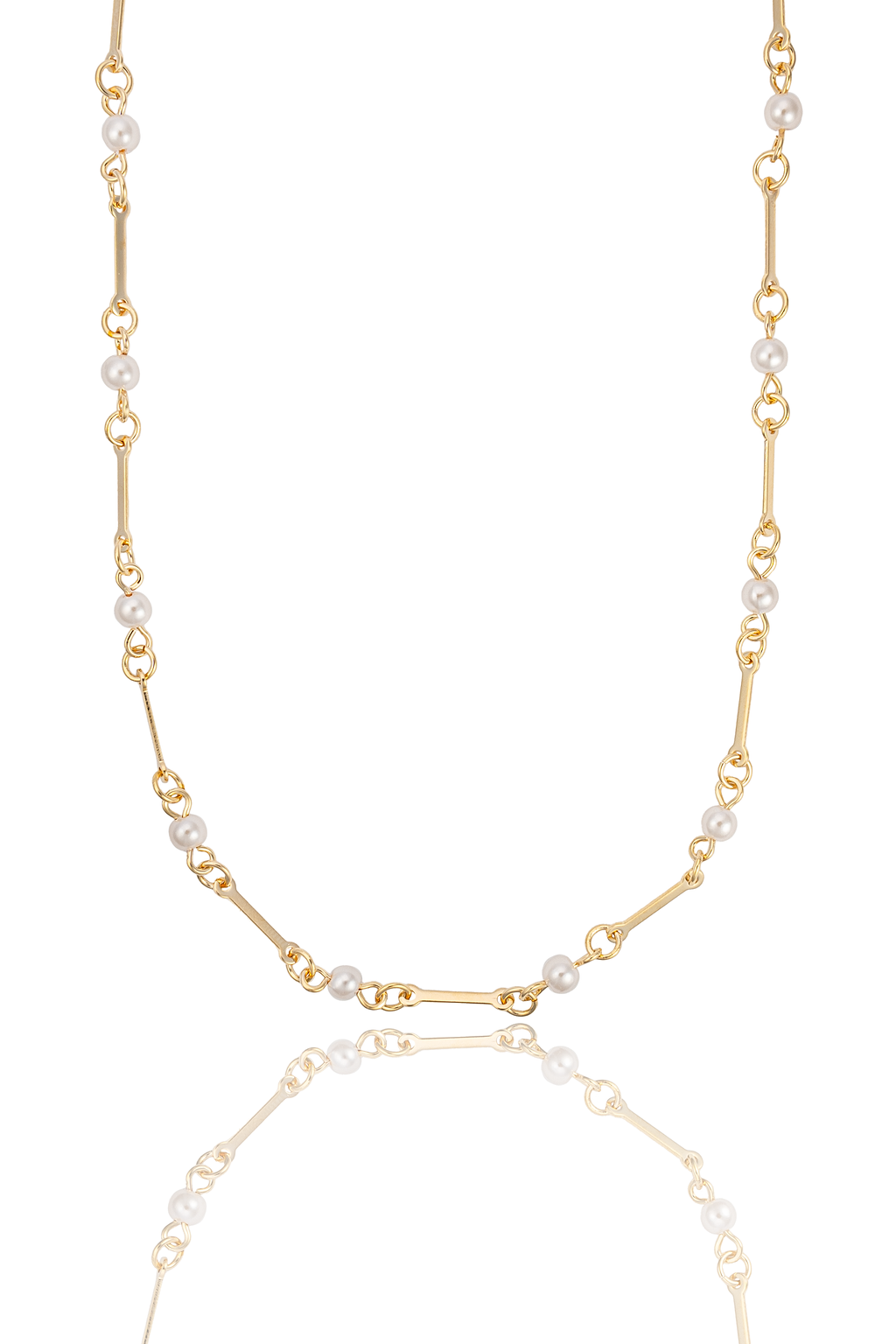 Pearl Bar Chain Bracelet