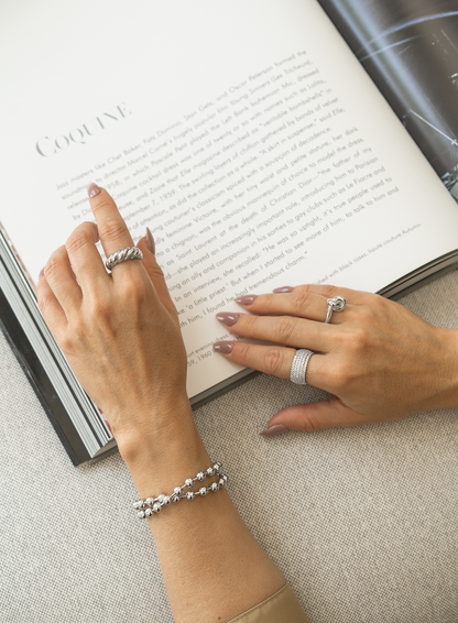 18K Gold Filled Thick Knot Ring