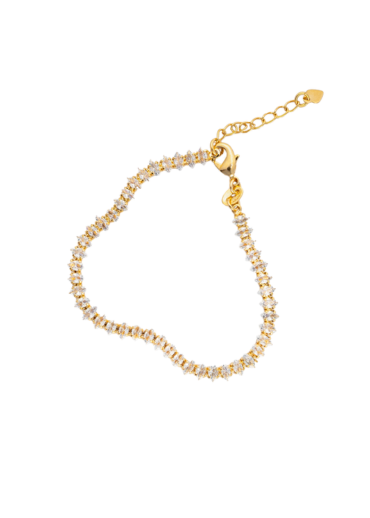 5mm Marquise CZ Tennis Bracelet (H130)