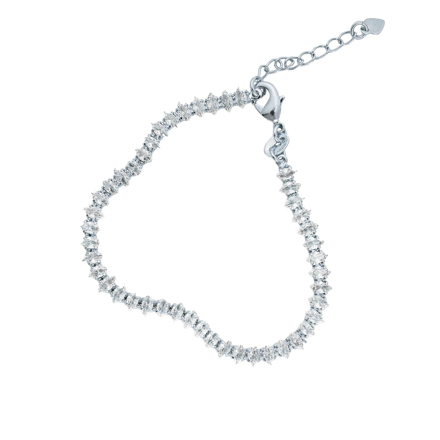 5mm Marquise CZ Tennis Bracelet (H130)