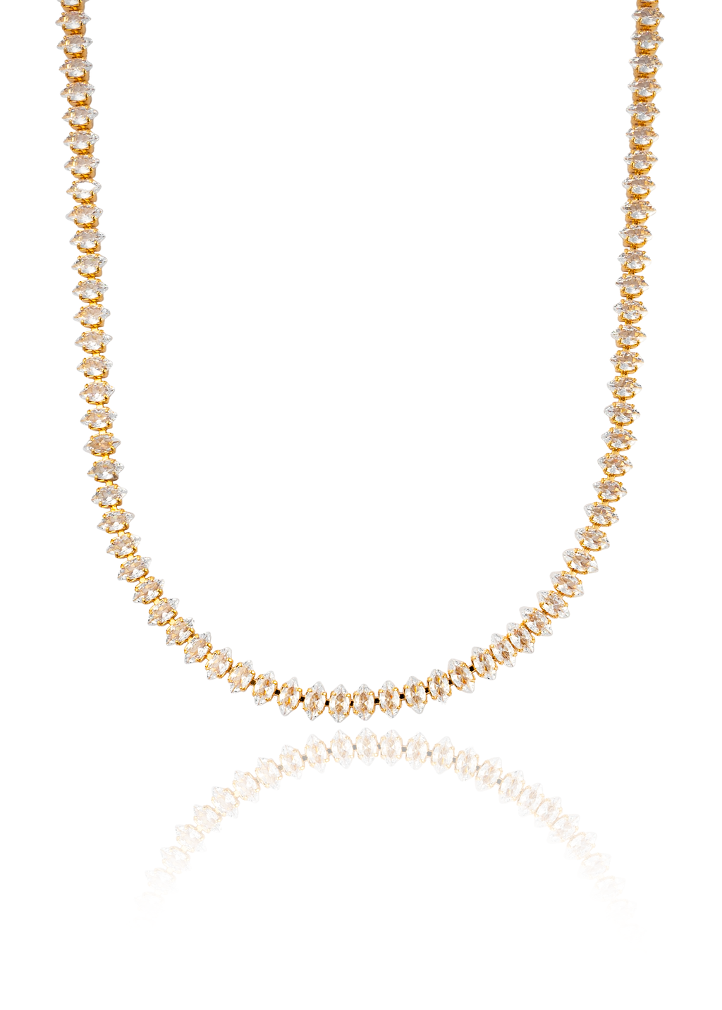 5mm Marquise CZ Tennis Bracelet (H130)