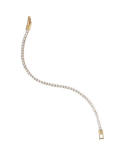 Diamond Tennis Bracelet / Necklace with Cubic Zirconia Stones (H94)