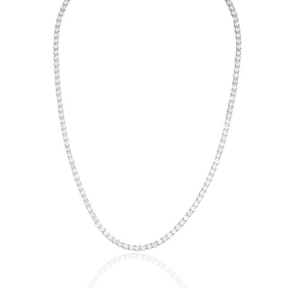 Diamond Tennis Bracelet / Necklace with Cubic Zirconia Stones (H94)
