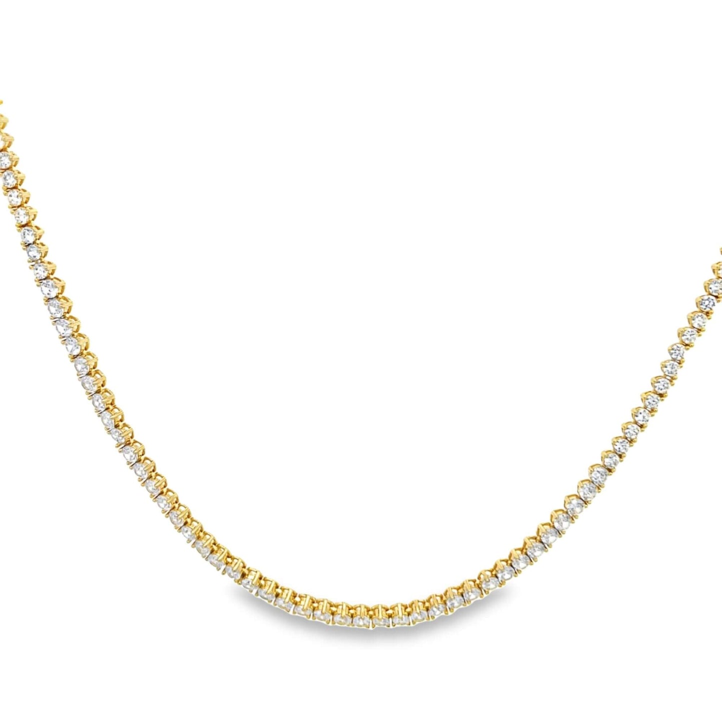 CZ Three Prong Tennis Bracelet (I60)