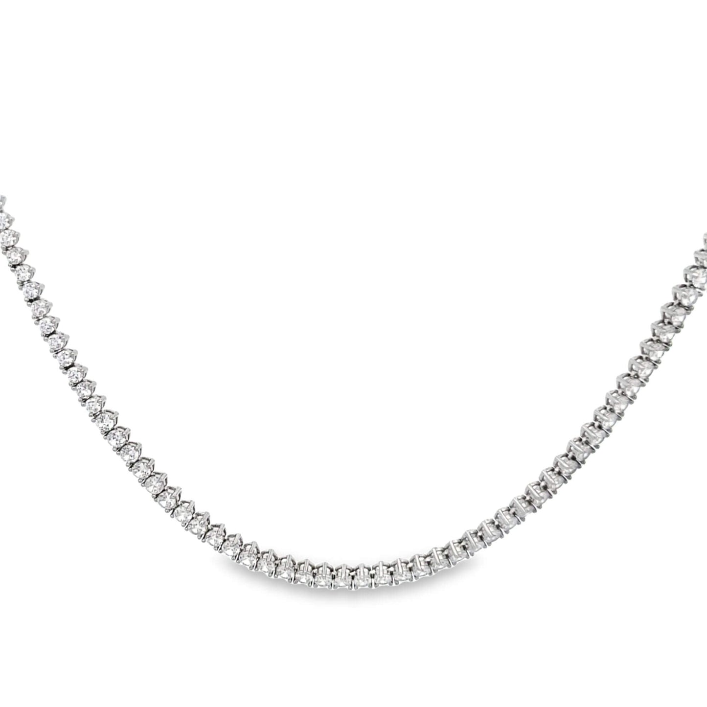 CZ Three Prong Tennis Bracelet (I60)