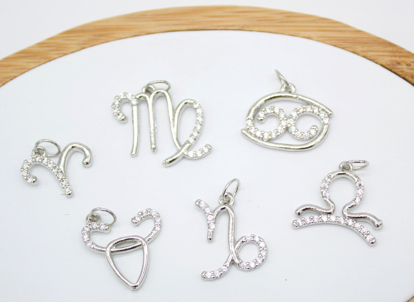 Dainty Astrology Zodiac Signs Pendant Charms
