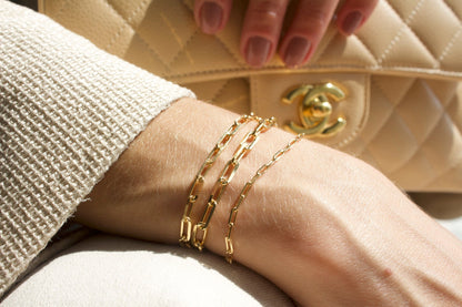 Triple Paperclip Bracelet