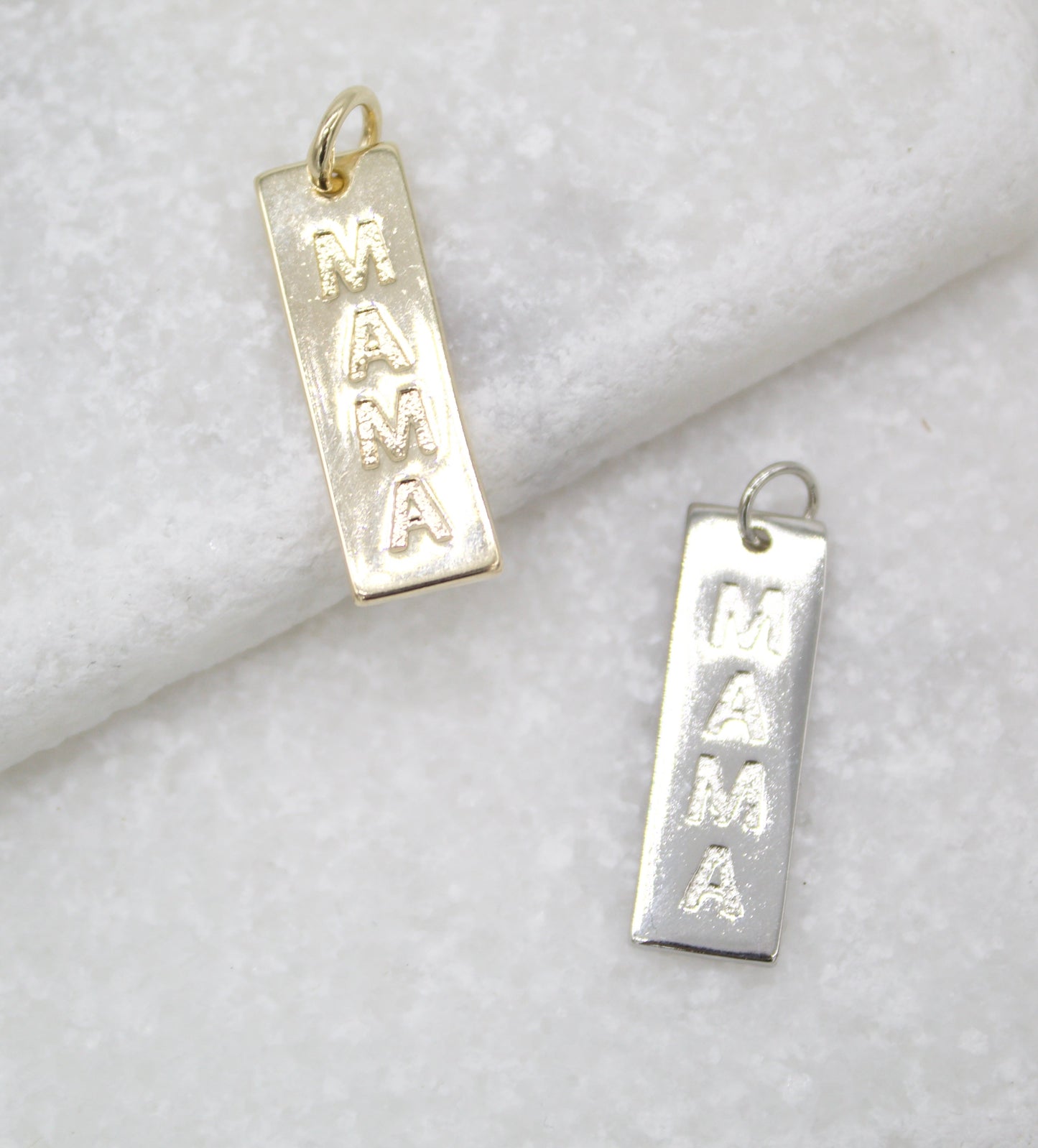 18K Gold Filled CLOSED MAMA Pendant