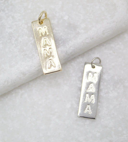 18K Gold Filled CLOSED MAMA Pendant