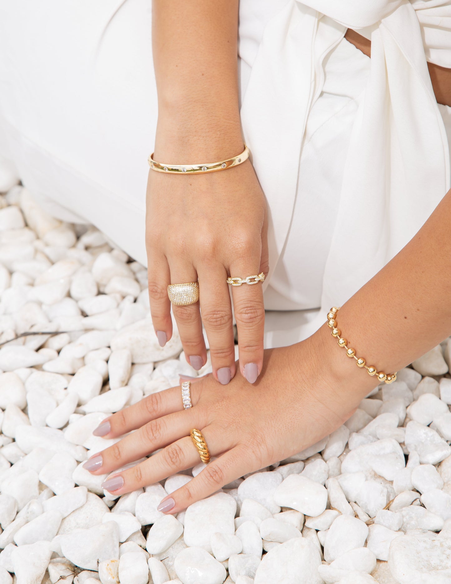 CZ Dome Ring
