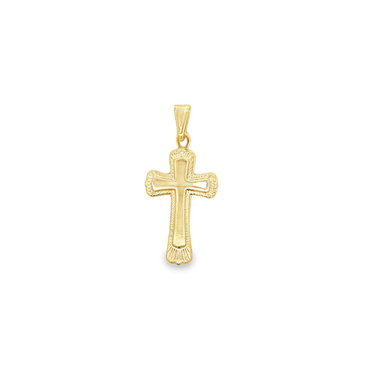 Cross With Texture Pendant
