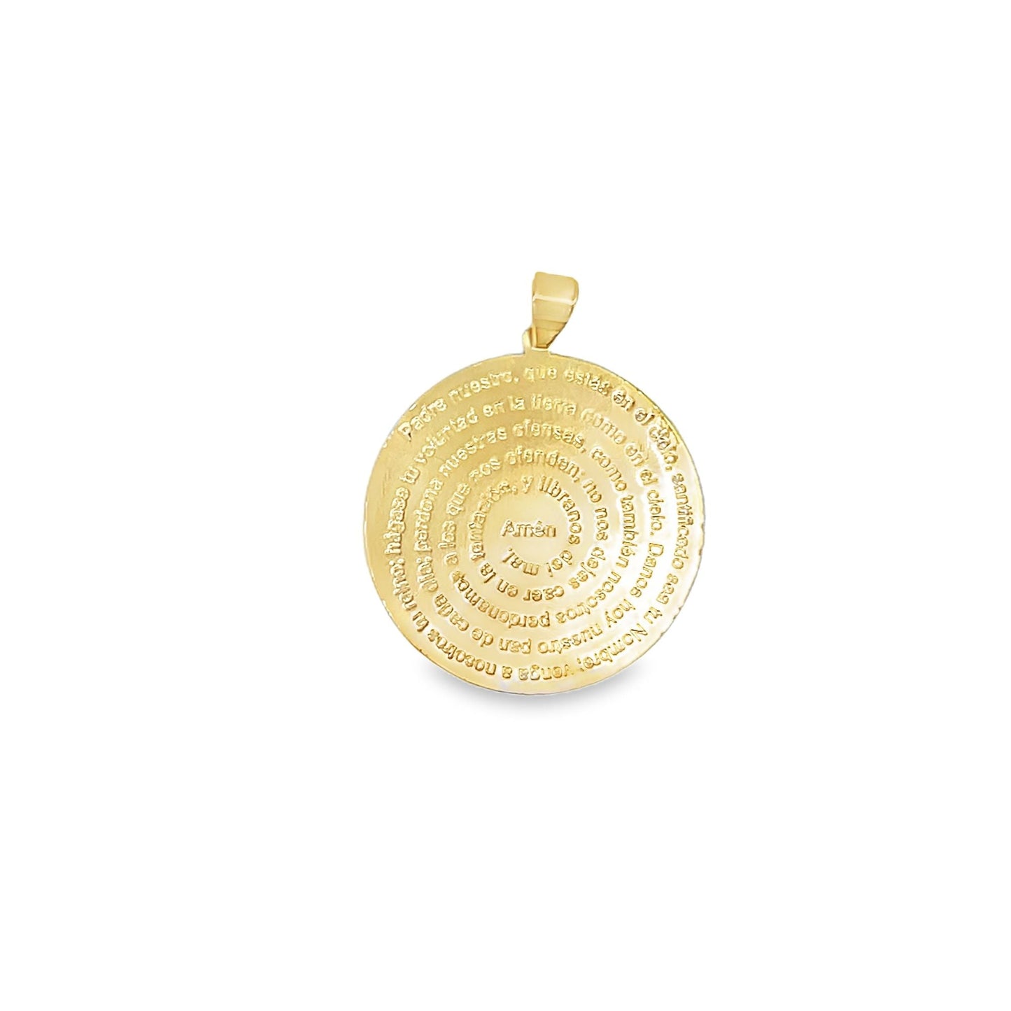 Filled Prayer Pendant, Religious jewelry, Catholic Jewelry