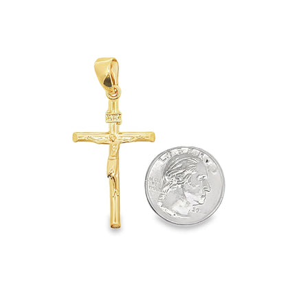 Slim Jesus Cross Crucifix Pendant