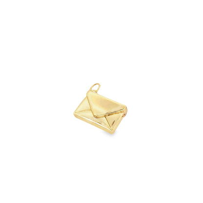 Envelope Locket Pendant Charm