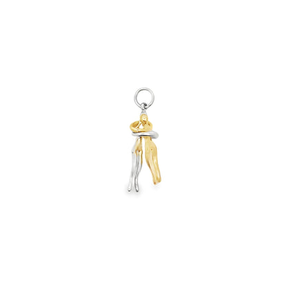 18K Gold Filled Partners Soul Mates Pendant