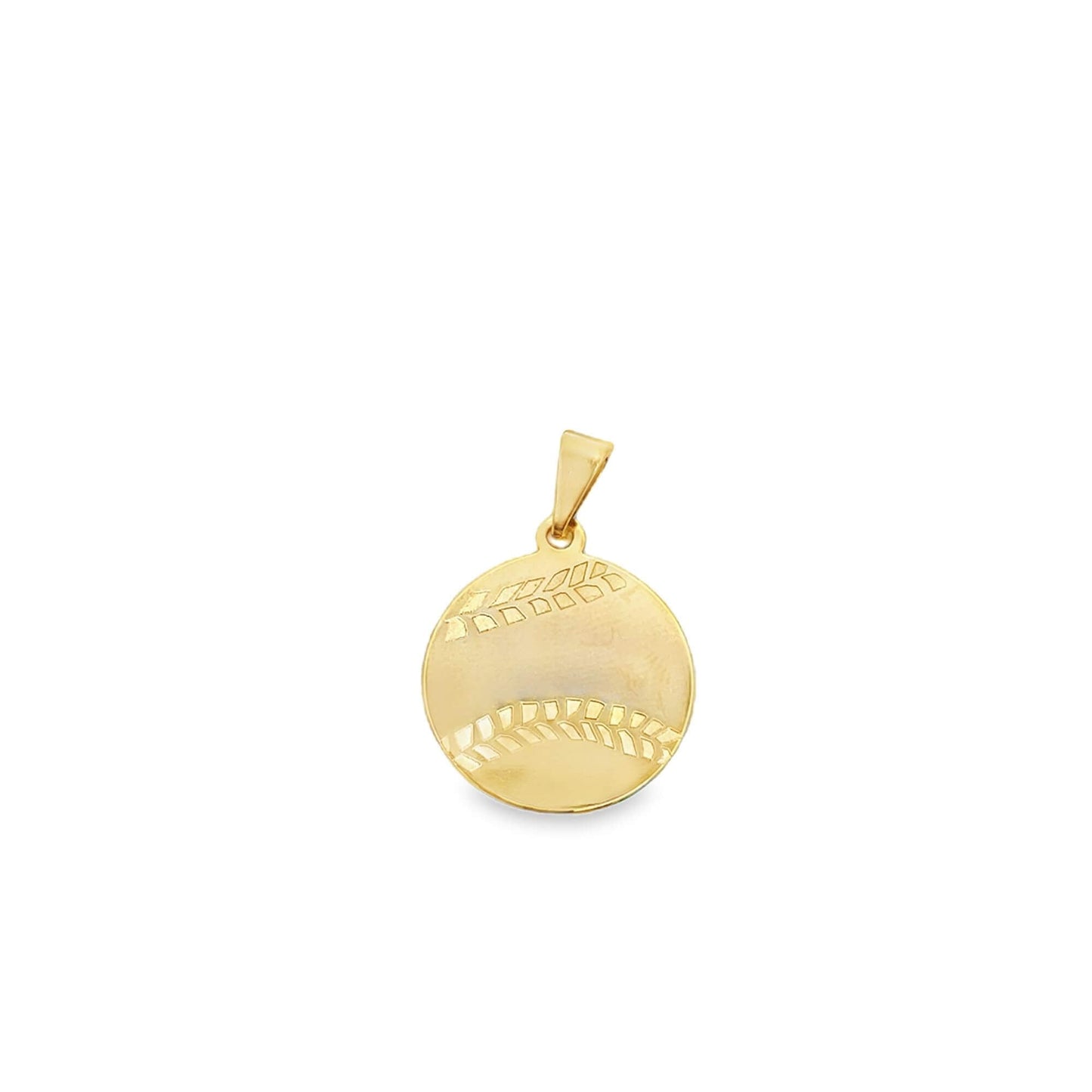 Plain Flat Baseball Pendant