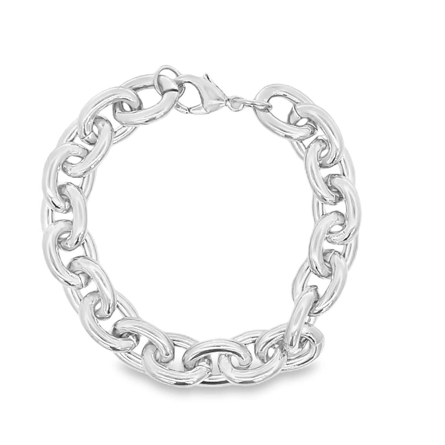 Thick 11mm Oval Rolo Bracelet
