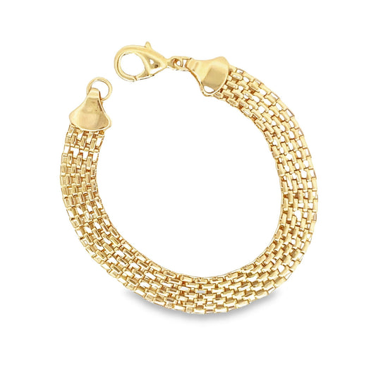 8mm Bismark Link Mesh Chain Bracelet