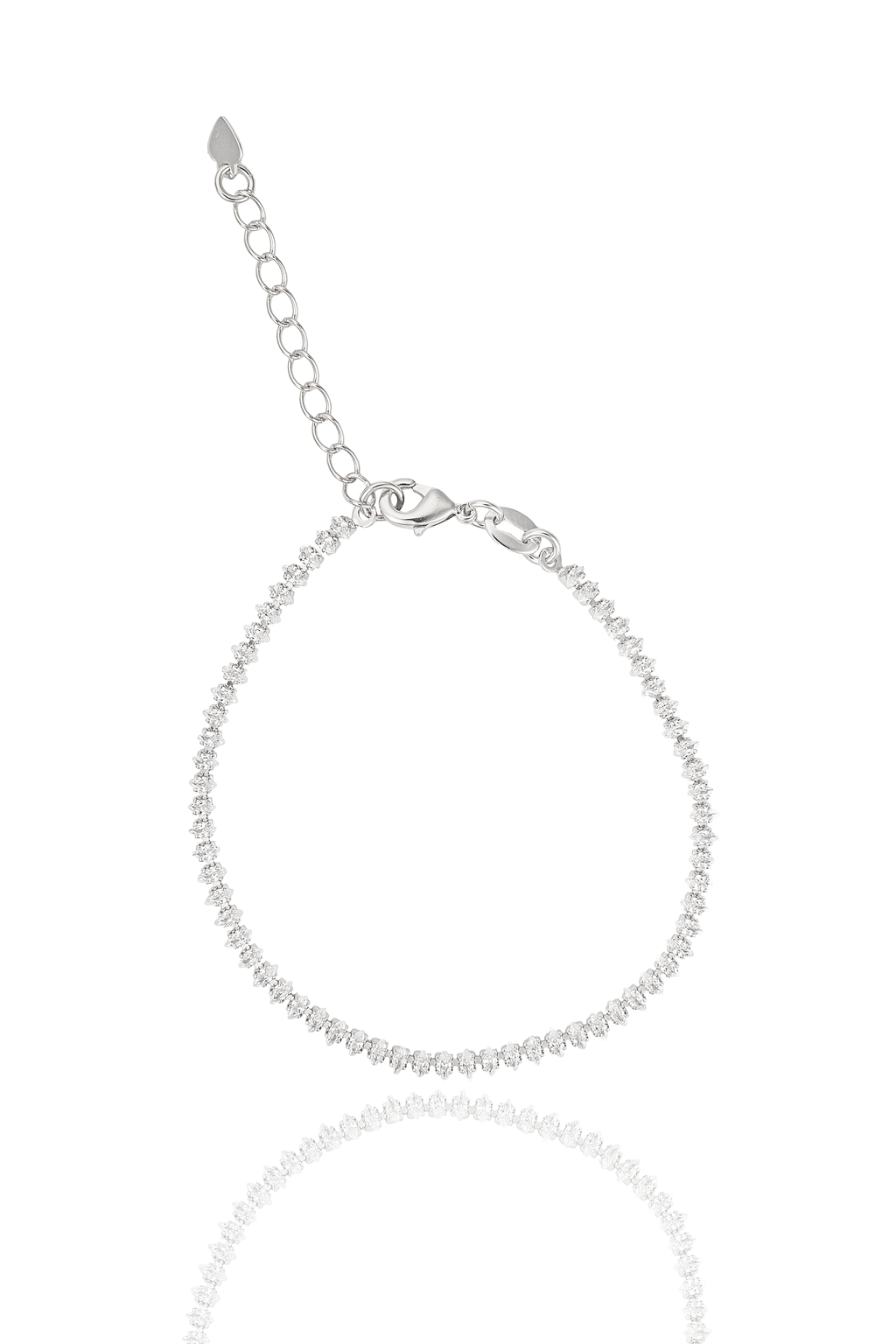 3mm Marquise CZ Tennis Bracelet