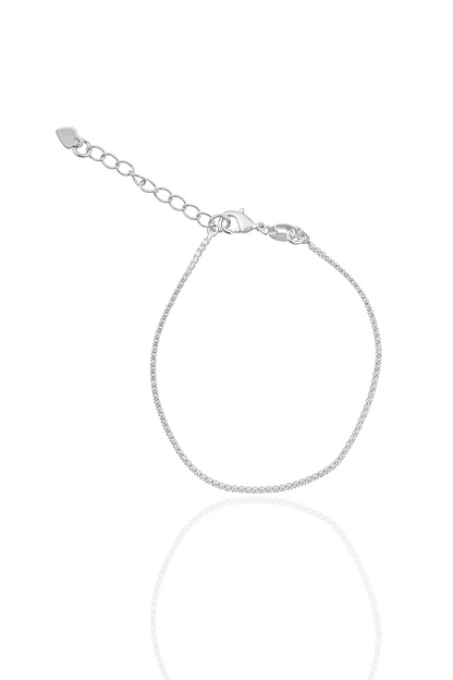 1mm Micro CZ Tennis Bracelet