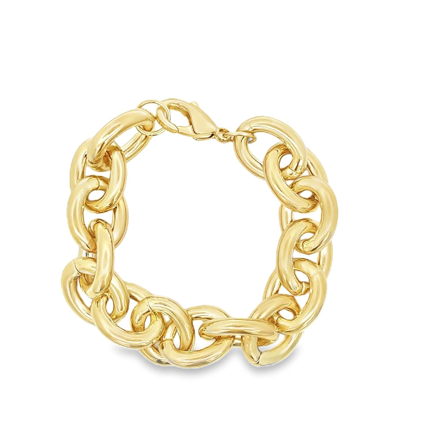 Chunky 15mm Thick Rolo Bracelet