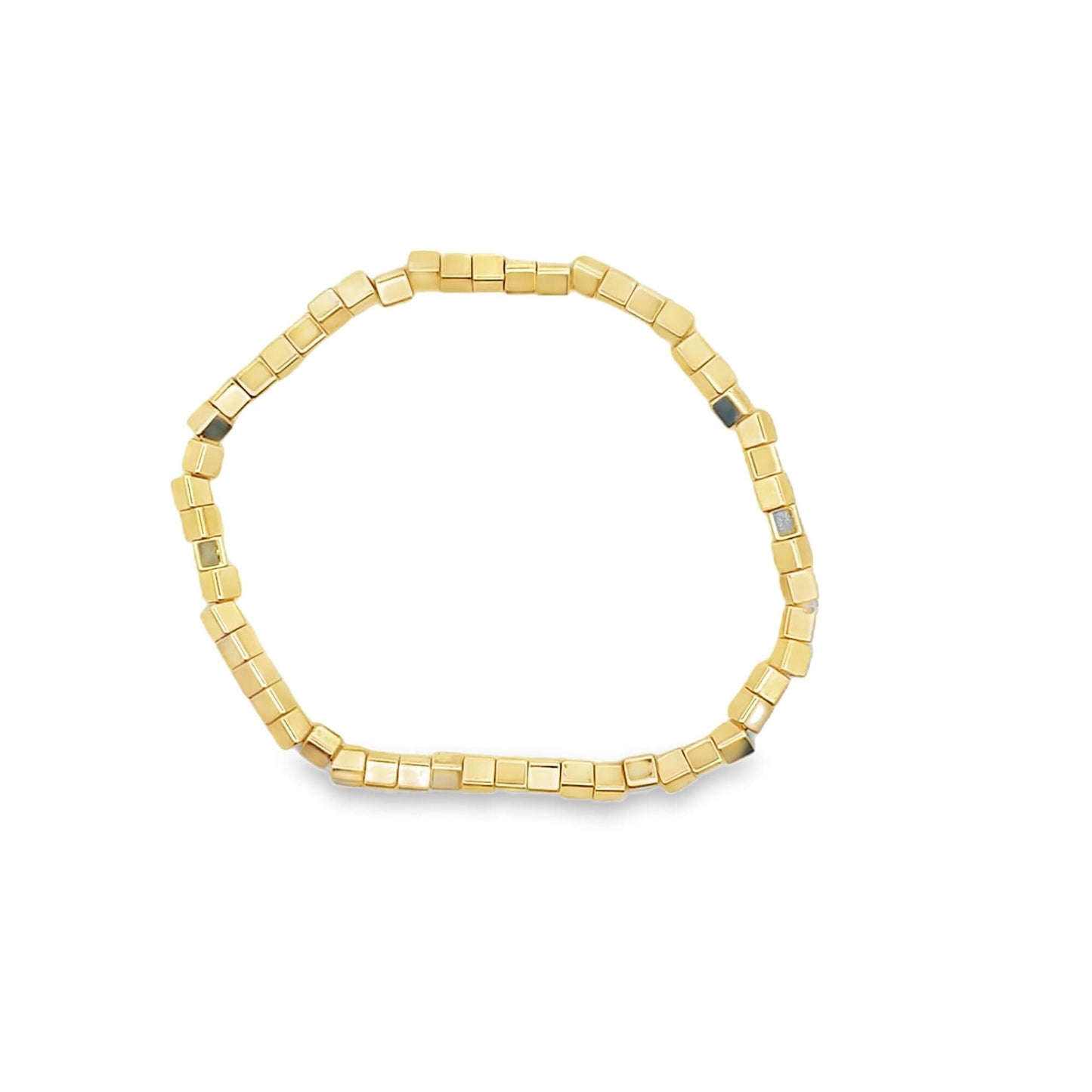 Cube Charm Elastic Bracelet