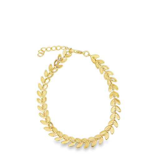 Smooth Rounded Chevron Arrow Bracelet