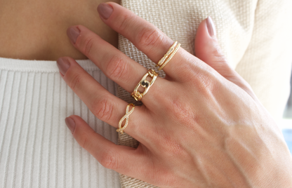 CZ Infinity Ring