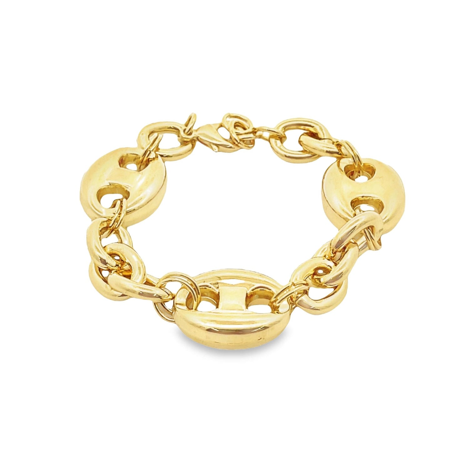 18K Gold Filled Mariner Link Bracelet