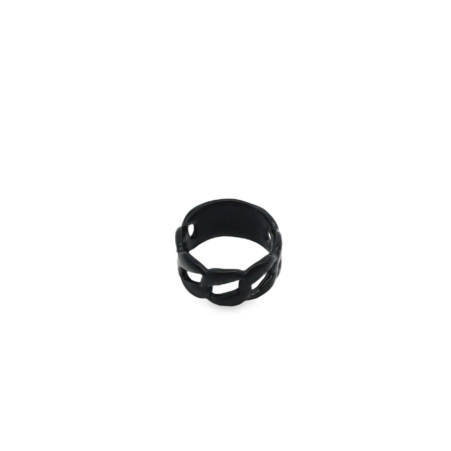 Curb Colorful Enamel Ring