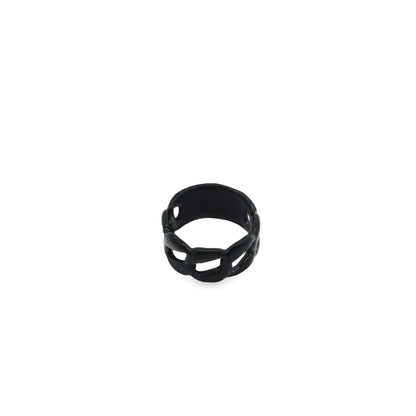 Curb Colorful Enamel Ring
