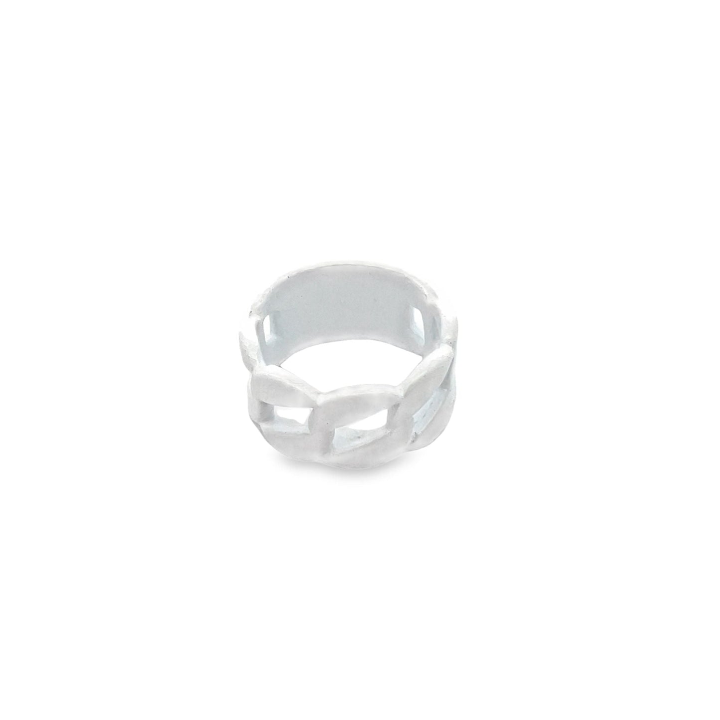 Curb Colorful Enamel Ring