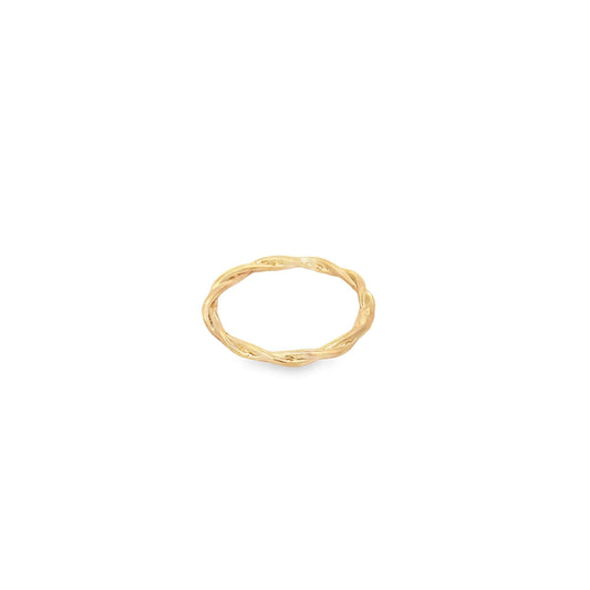 Minimalist Twisted Rope Ring