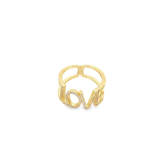 CZ LOVE Ring