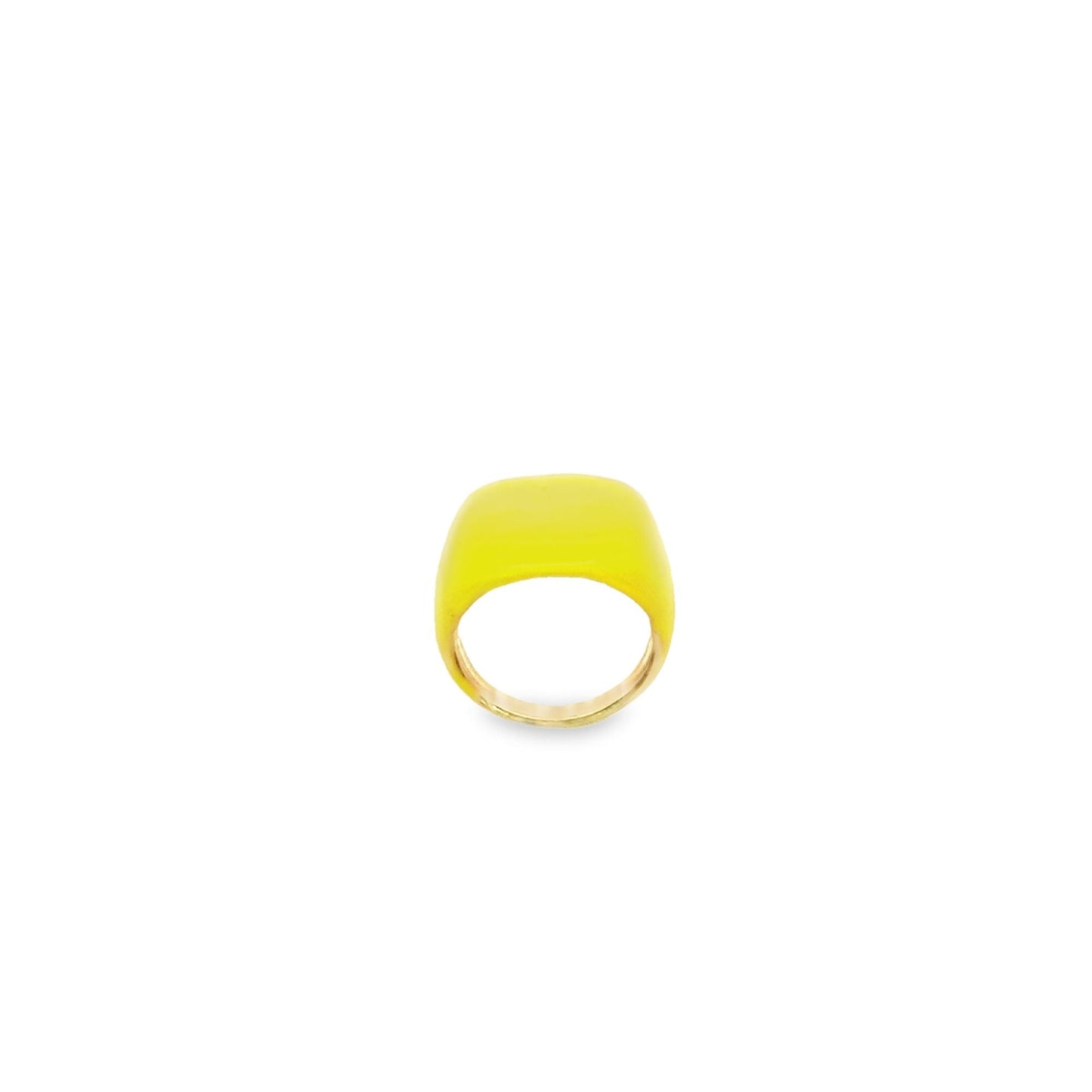 Colorful Enamel Dome Ring